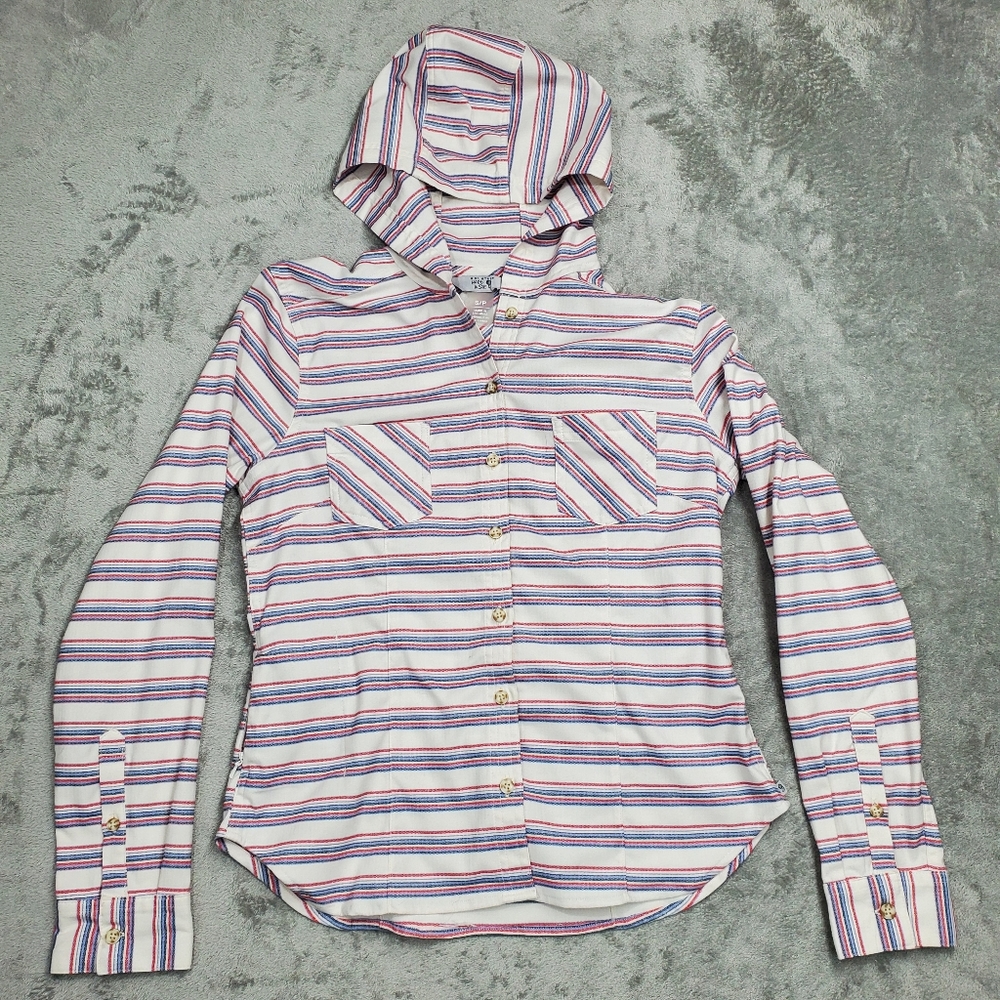 EUC Mountain Hardwear Womens Acadia Hooded Stretch Long Sleeve - Size Small